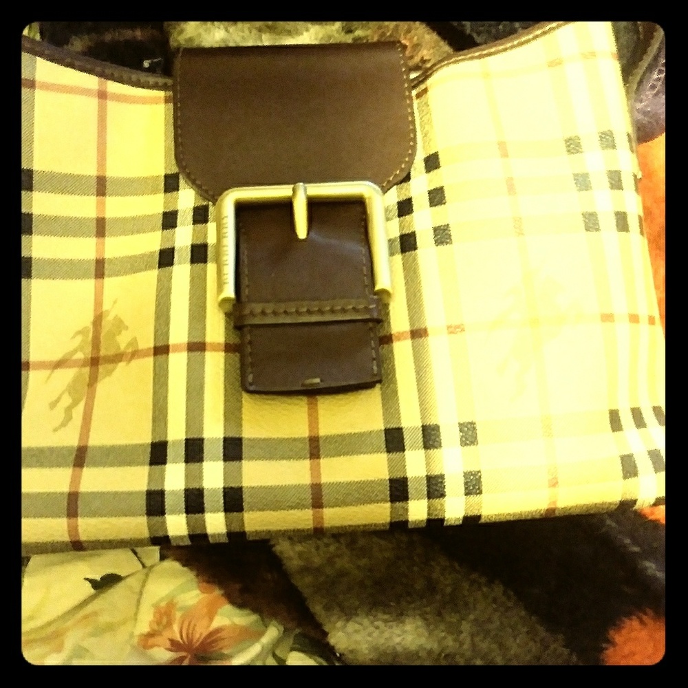 Burberry yellow Novacek Burberry handbag